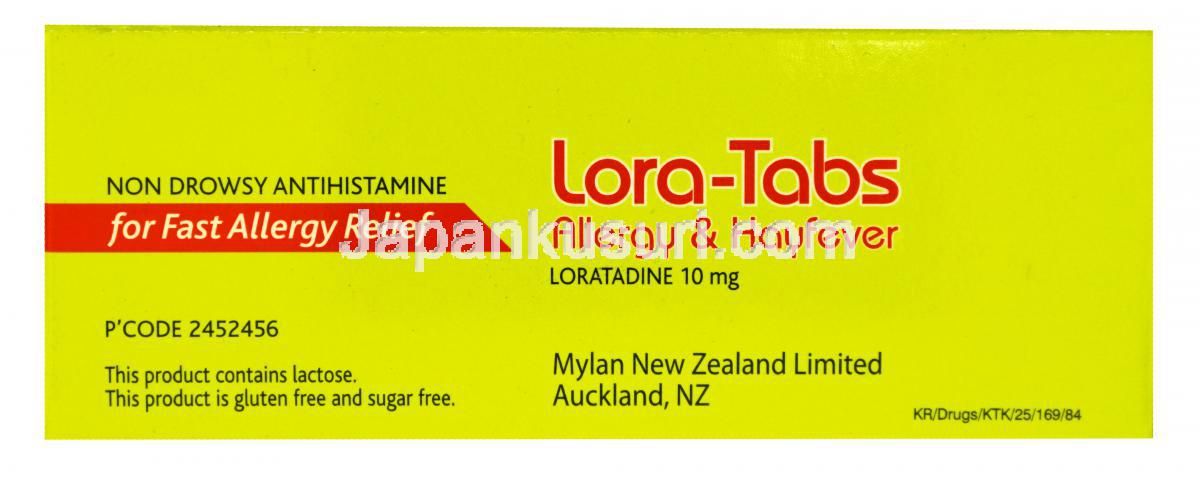 ロラタディナ胚芽製薬のリーフレット